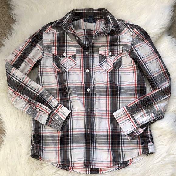 Plaid button up - Picture 1 of 5